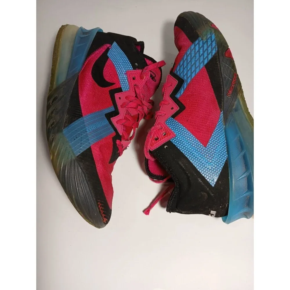 Nike LeBron 18 Low 'Neon Nights Fireberry' Mens Sneakers Size 10.5